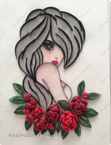 Quilling girl 8