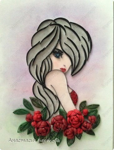 Quilling girl 9