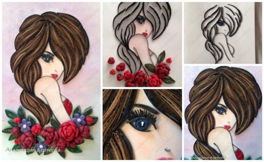 Quilling girl a1