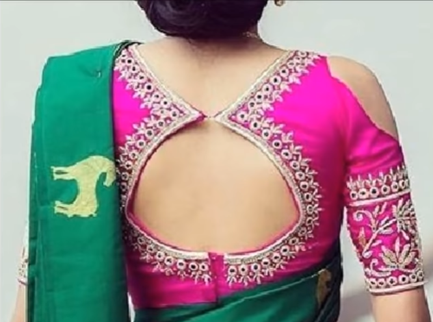 back neck blouse designs 18