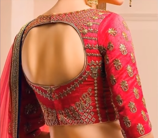 back neck blouse designs 2