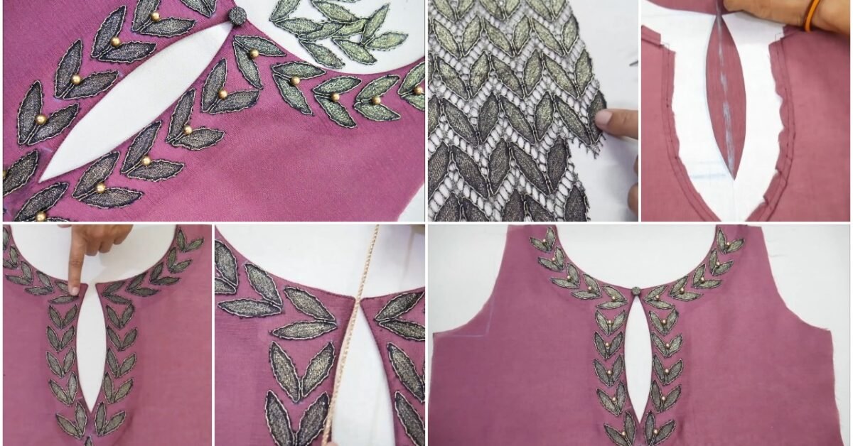 Very Creative Back Neck Design for Blouse - Get Easy Art and Craft Ideas