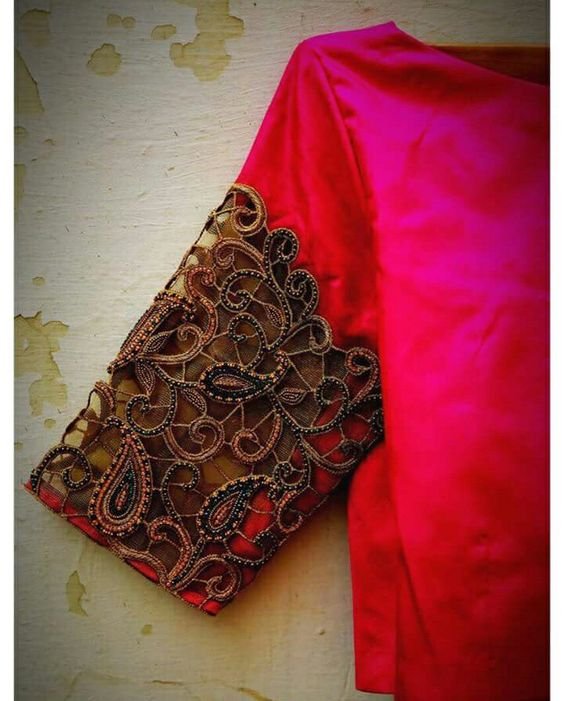 blouse designs for silk sarees 11
