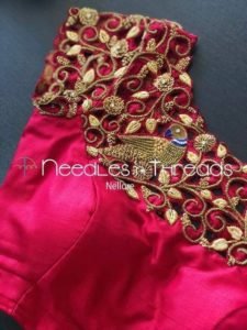 blouse designs for silk sarees 4