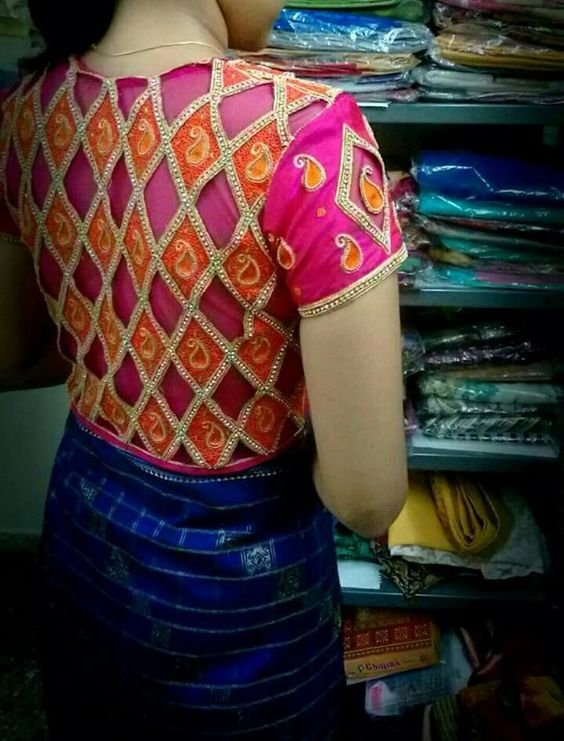 blouse neck designs 15