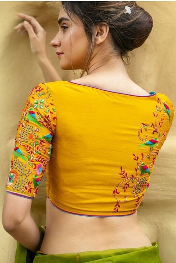 designer saree blouse 1