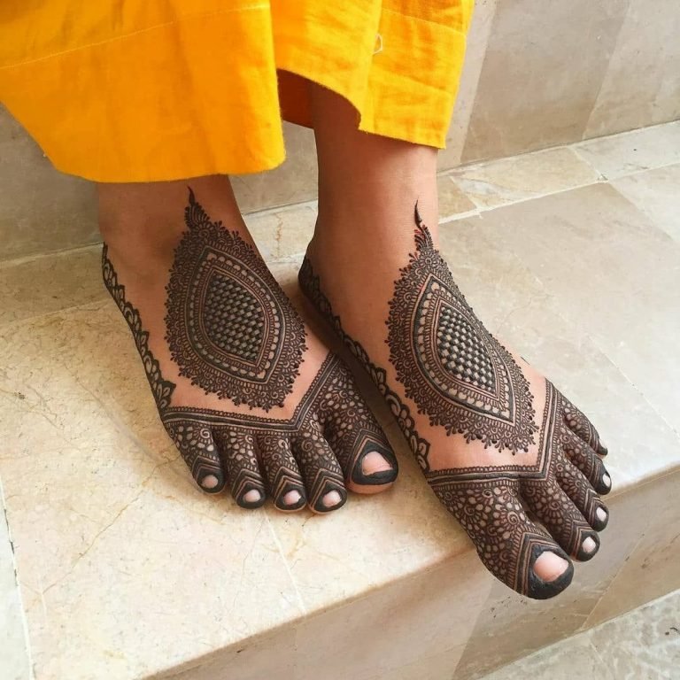 feet mehndi designs 12