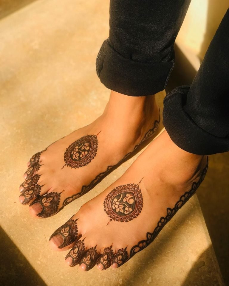 feet mehndi designs 6