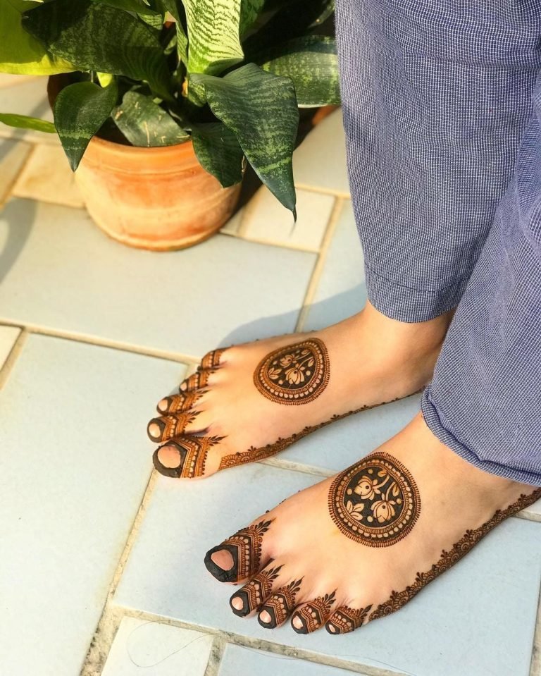 feet mehndi designs 8