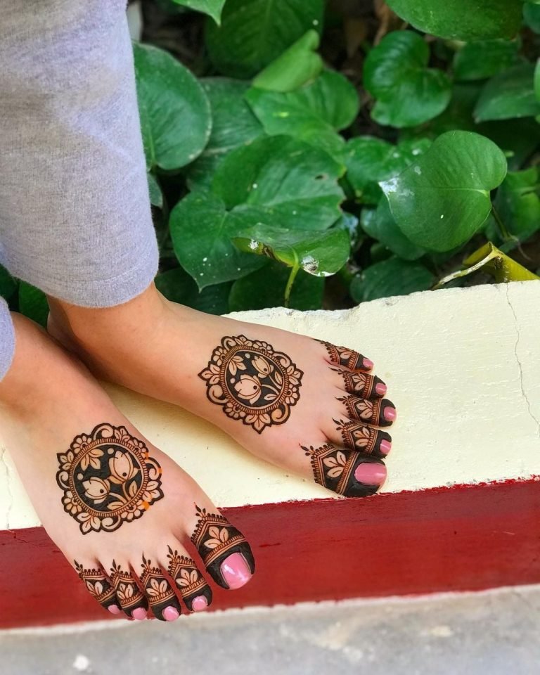 feet mehndi designs 9