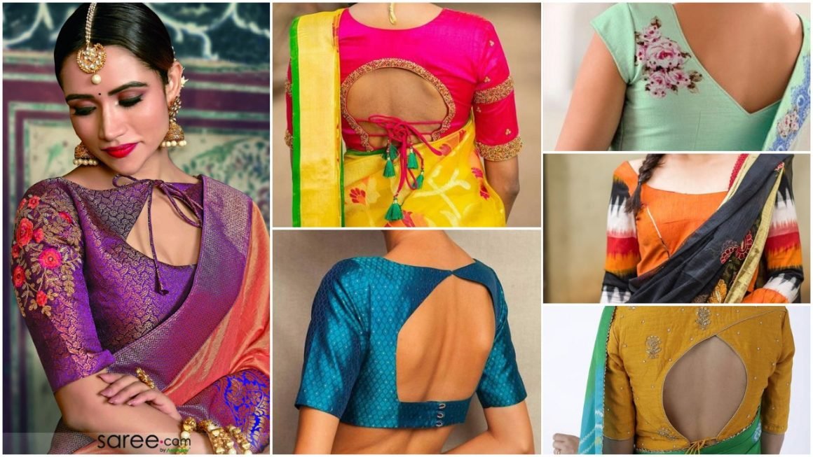 latest back neck blouse designs a1