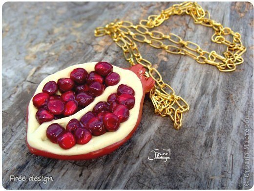 pomegranate pendant 1