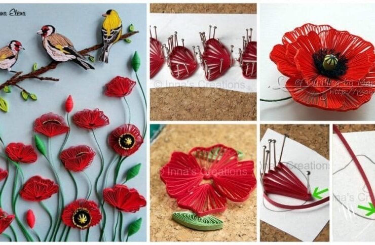 quilled poppies a1