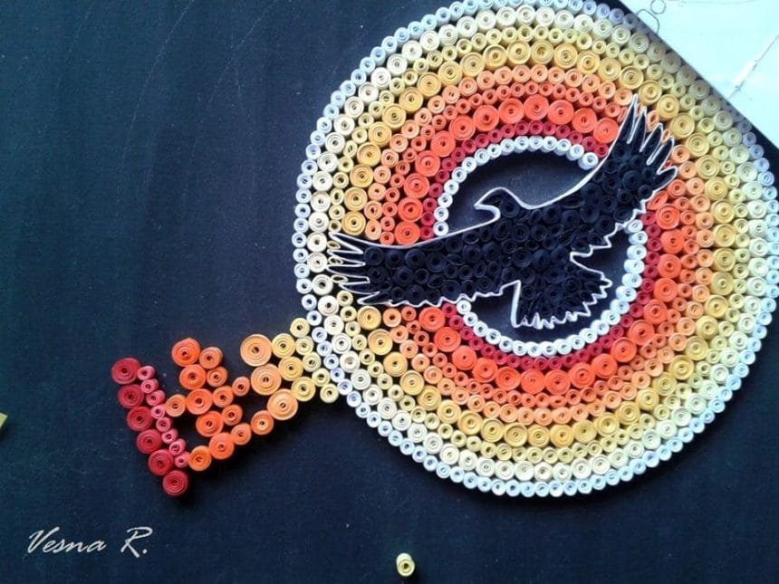 quilling landscape 14