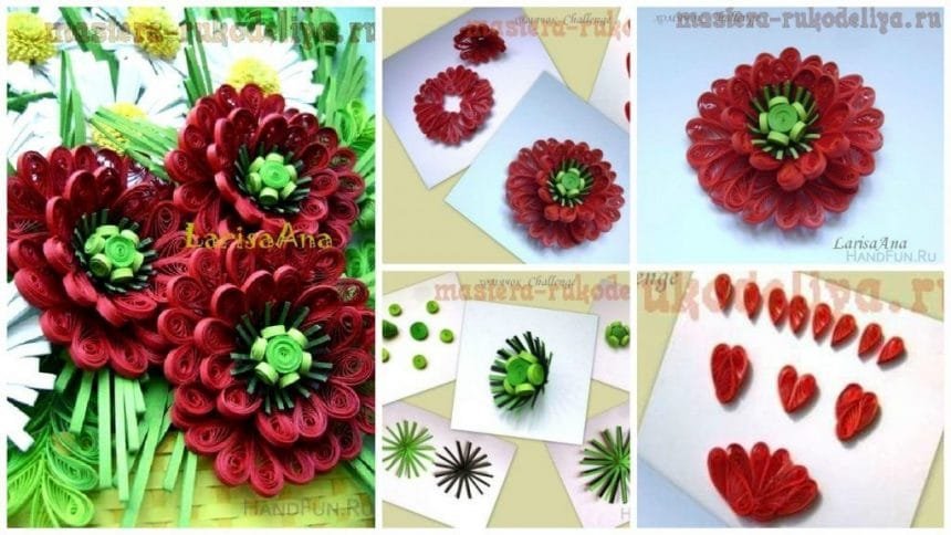 quilling poppy a1