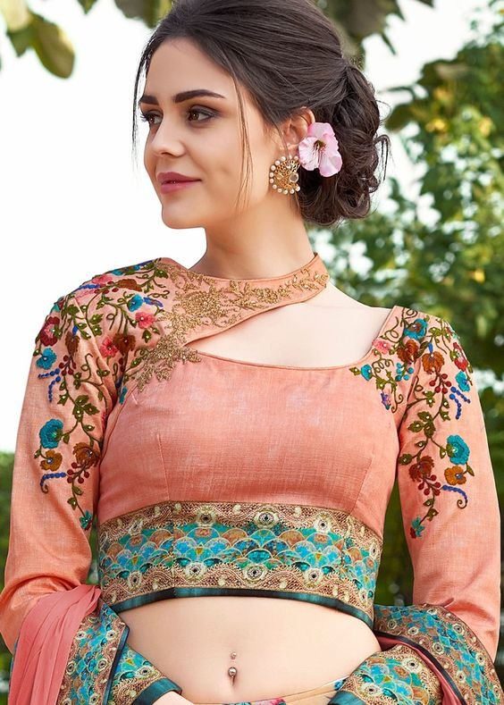 saree blouse neck design 12 1