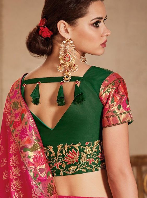 saree blouse neck design 19 1