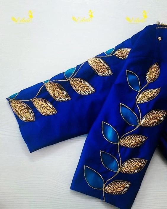 saree blouse sleeve designs 12