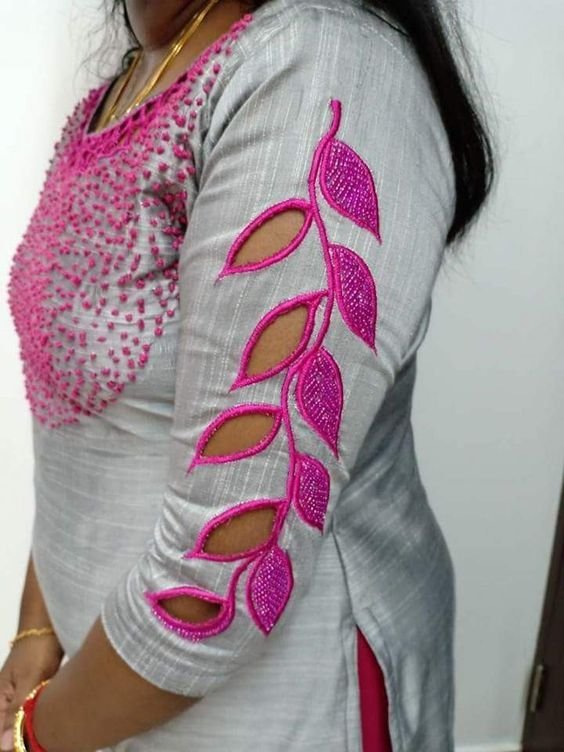 saree blouse sleeve designs 2