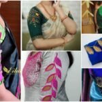 saree blouse sleeve designs a1