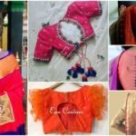 silk saree blouse designs a1