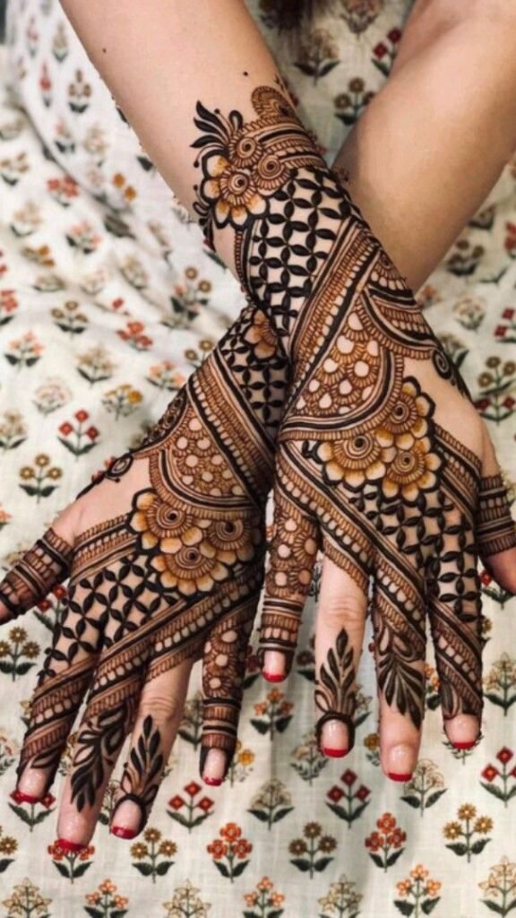 simple mehndi designs 11