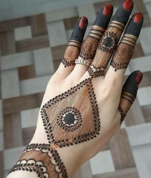 simple mehndi designs 12