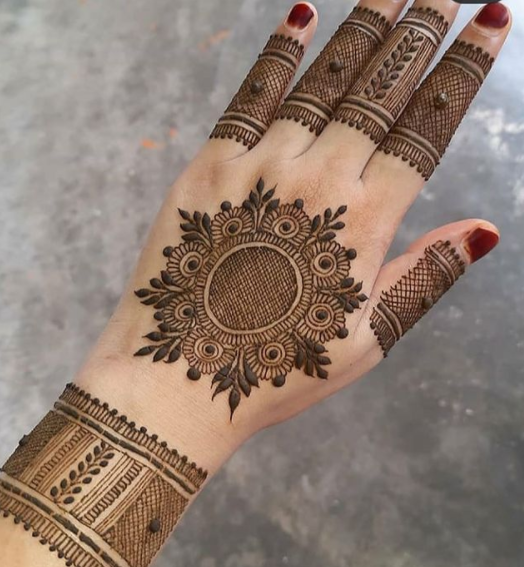 simple mehndi designs 13