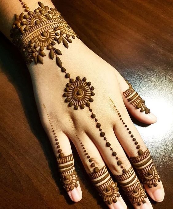 simple mehndi designs 15