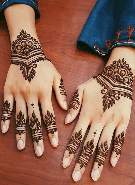 simple mehndi designs 4