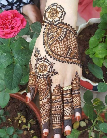 simple mehndi designs 6