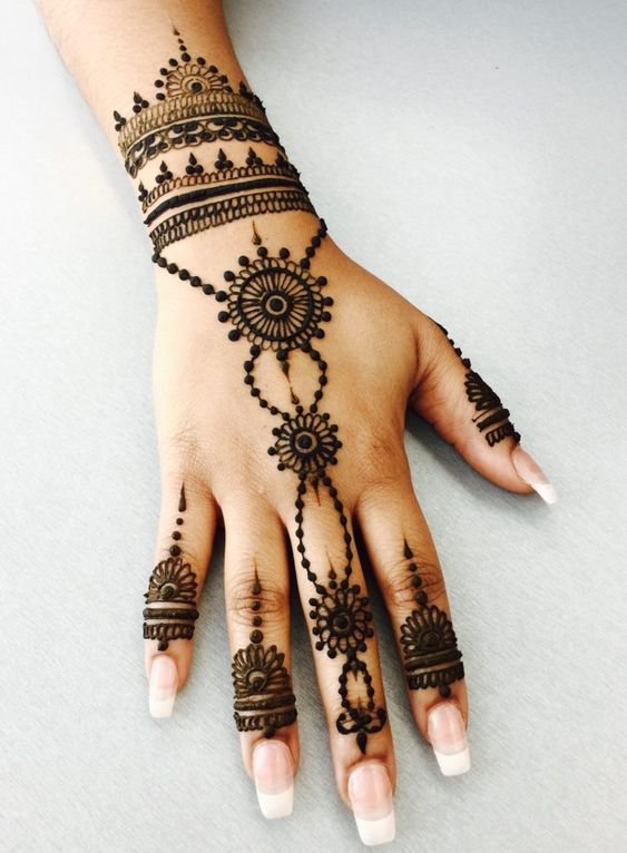 simple mehndi designs 9