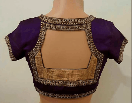 stylish blouse back neck designs 2