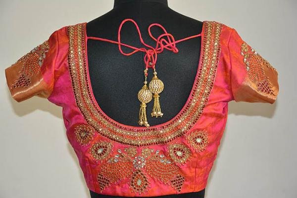 blouse tassels designs 39