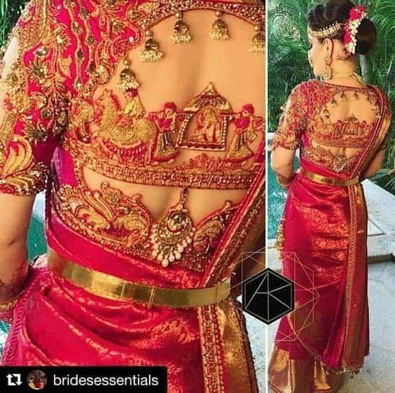 bridal blouse designs 1