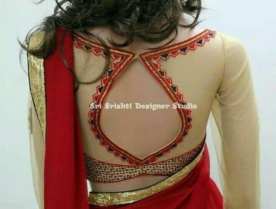 bridal blouse designs 11