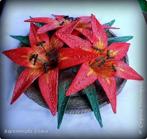 lily flower making 2 1