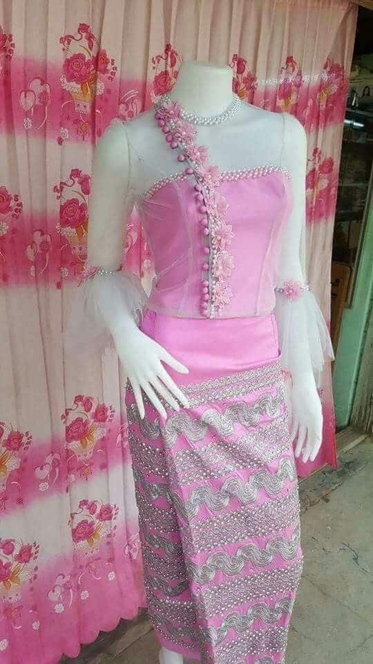 myanmar costume front design 31