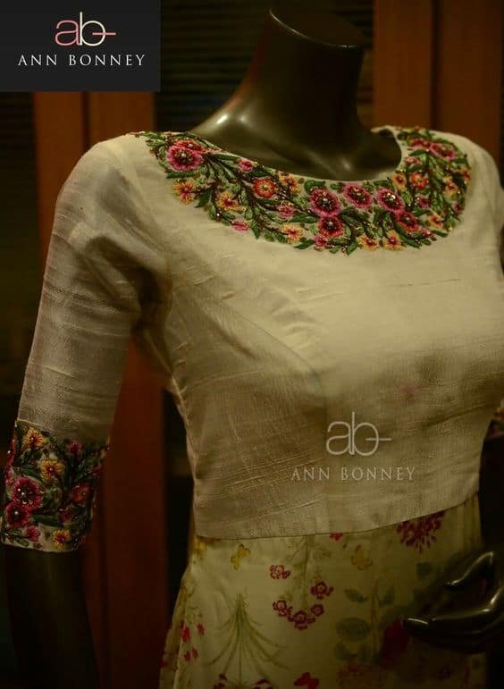 neck designs for kurti latest 19