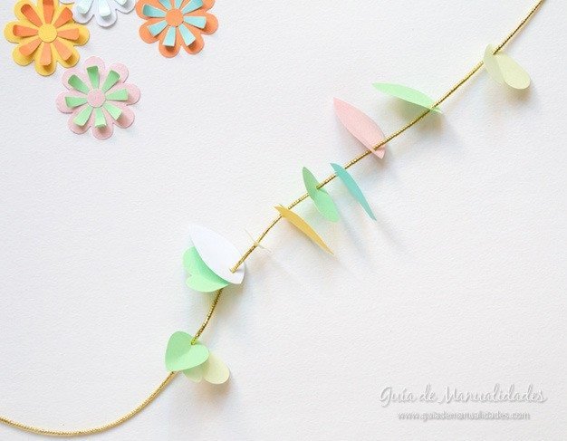 paper flower garland 10