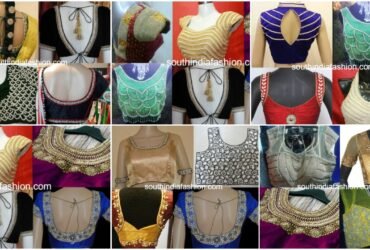 pearl work on blouses a1