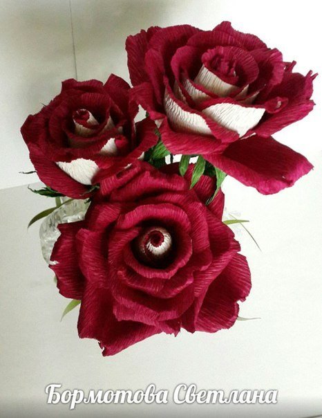 rose flower making 1
