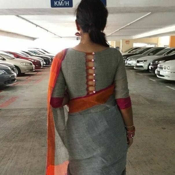 saree blouse back neck designs 10 2