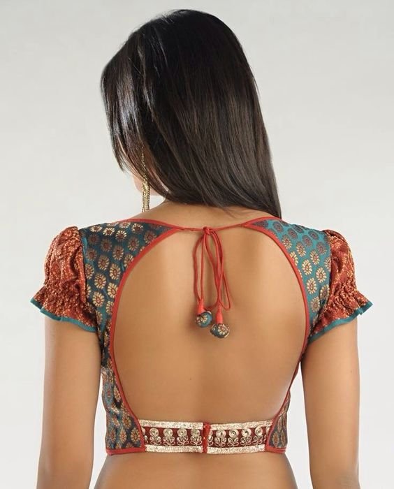 saree blouse back neck designs 12 2