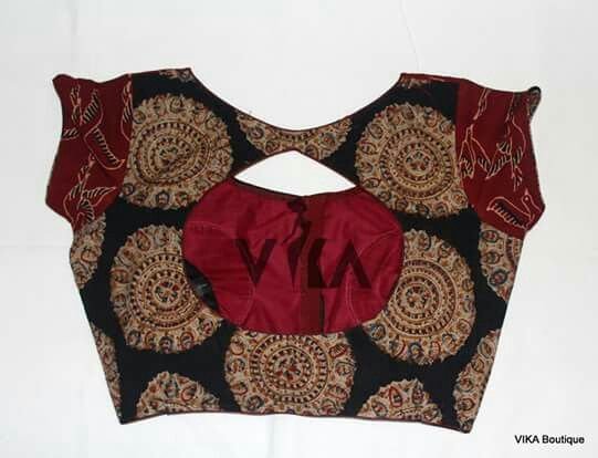saree blouse back neck designs 14 3