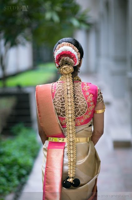 saree blouse back neck designs 15