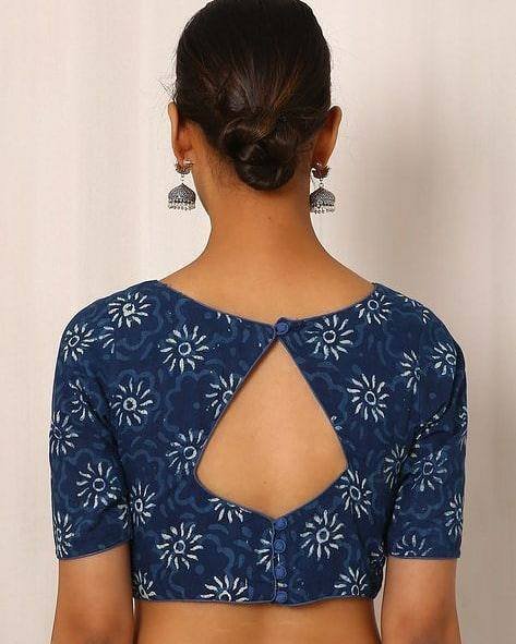 saree blouse back neck designs 17 1