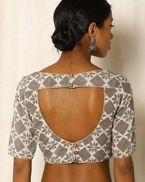 saree blouse back neck designs 18 1