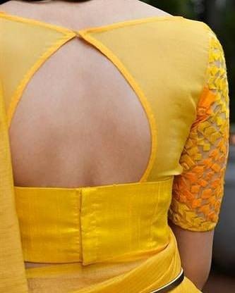 saree blouse back neck designs 19 1
