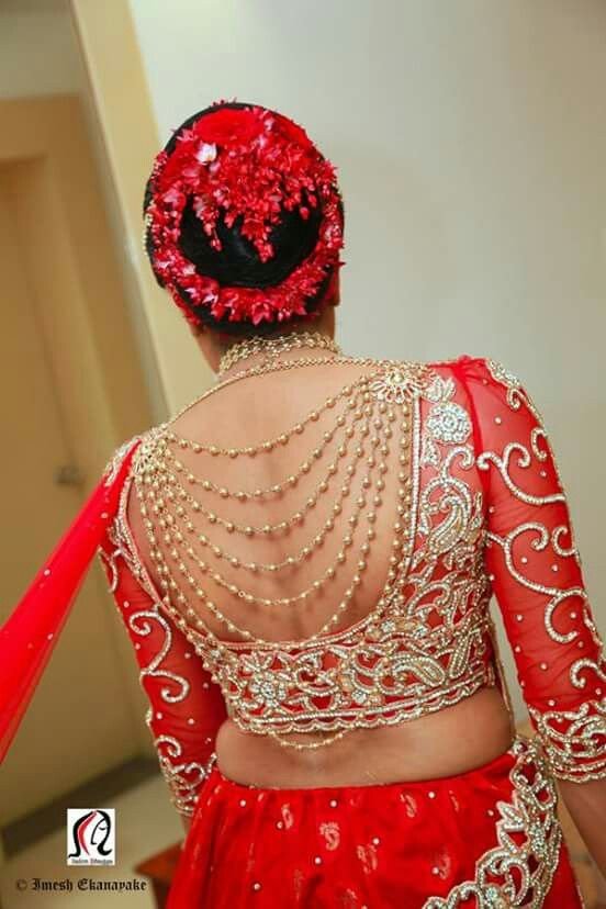 saree blouse back neck designs 19